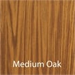 Pemberly Row Thermal Fused Laminate Wood Activity Table in Medium Oak