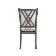 Pemberly Row Wood Dining Chairs in Light Gray Upholstery (Set of 6)