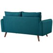 Pemberly Row 2-Piece Fabric Sofa and Loveseat Set in Teal