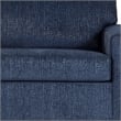 Pemberly Row Polyester 3-Seater Sofa in Blue with Transitional Style