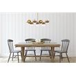 Pemberly Row Eclipse Metal and Glass Pendant Lamp in Brass and Clear