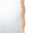 Pemberly Row Full-Length Floor Mirror with Handwoven Natural Rattan Frame