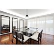Pemberly Row Kenna 1-Light Pendant Lamp Metal in Black and Clear
