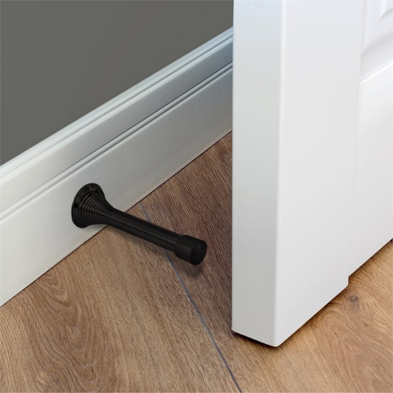 Pemberly Row Pack of 20 Spring Door Stops in Oil Rubbed Bronze