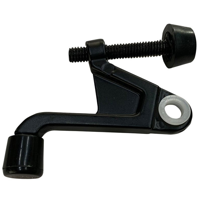 Pemberly Row Jumbo Hinge Pin Door Stop in Matte Black 10 Pack