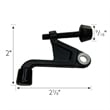 Pemberly Row Jumbo Hinge Pin Door Stop in Matte Black 10 Pack