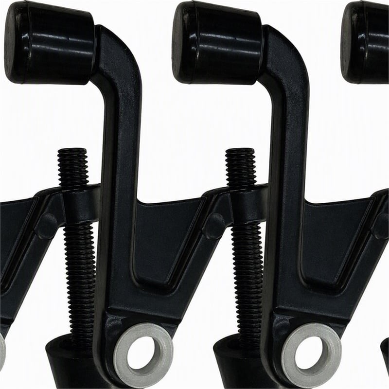 Pemberly Row Jumbo Hinge Pin Door Stop in Matte Black 10 Pack
