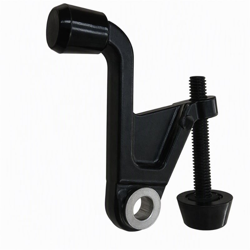 Pemberly Row Jumbo Hinge Pin Door Stop in Matte Black 10 Pack