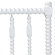 Pemberly Row Juliette Turned Spindle Wood Twin Headboard in White