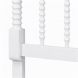 Pemberly Row Juliette Turned Spindle Wood Twin Headboard in White
