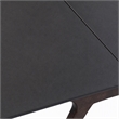 Pemberly Row Queen Platform Bed in Cappuccino Brown with MDF and Rubberwood