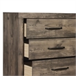 Pemberly Row 6-Drawer Dresser in MDF Wood with Greige Finish