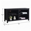 Pemberly Row Montana Highboy TV Stand for TVs up to 65 Inches in Black