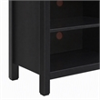 Pemberly Row Montana Highboy TV Stand for TVs up to 65 Inches in Black