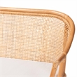 Pemberly Row Handwoven Rattan L-Shaped Dining Bench Set