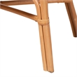 Pemberly Row Handwoven Rattan L-Shaped Dining Bench Set