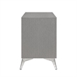 Pemberly Row 2-Drawer Nightstand (Set of 2) in Grey Wood Finish