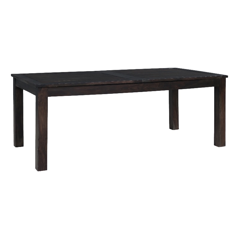 Pemberly Row Extendable Dining Table in Solid Sheesham Wood - Gray