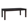 Pemberly Row Extendable Dining Table in Solid Sheesham Wood - Gray