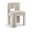 Pemberly Row Cream Velvet Dining Chair Set of 2 with Solid Wood Frame