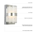 Pemberly Row Integrated LED 4-Light Bath Light in Polished Chrome