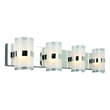 Pemberly Row Integrated LED 4-Light Bath Light in Polished Chrome