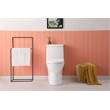 Pemberly Row 15 in Ceramic Elongated One-Piece Toilet White