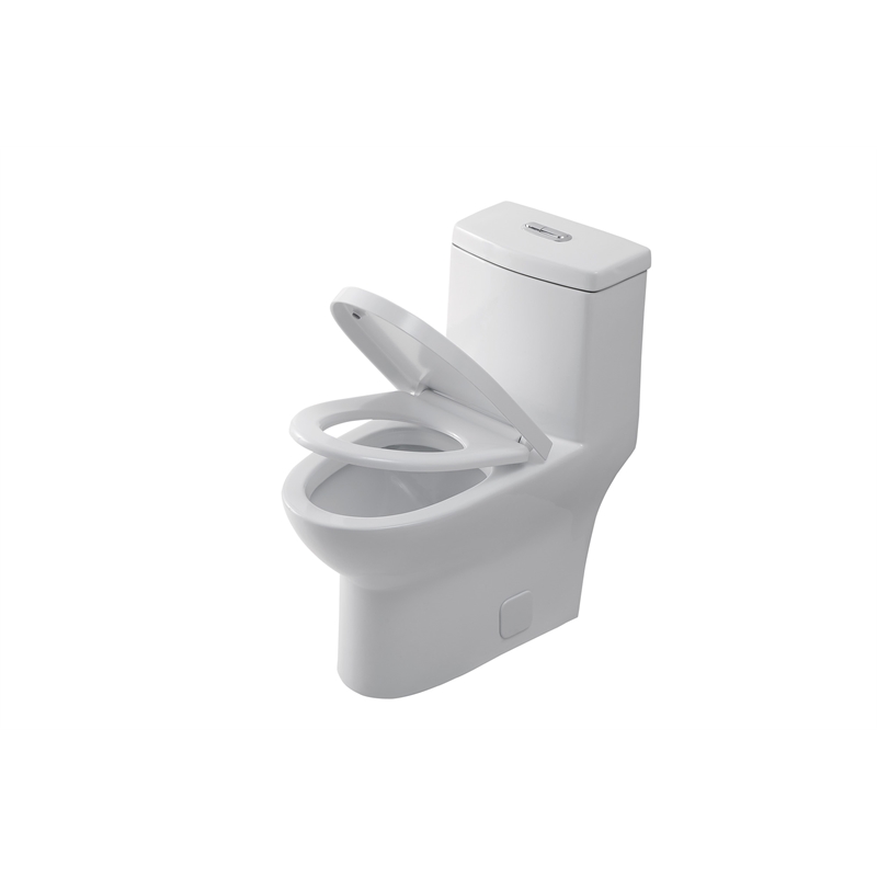 Pemberly Row 15 in Ceramic Elongated One-Piece Toilet White