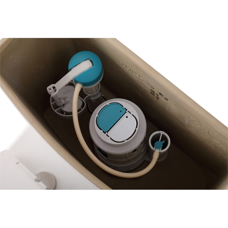 Pemberly Row 15 in Ceramic Elongated One-Piece Toilet White
