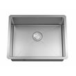 Pemberly Row 18x23 in Stainless Steel Rectangular Kitchen Sink Silver