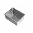 Pemberly Row 18x23 in Stainless Steel Rectangular Kitchen Sink Silver