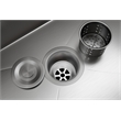 Pemberly Row 18x23 in Stainless Steel Rectangular Kitchen Sink Silver