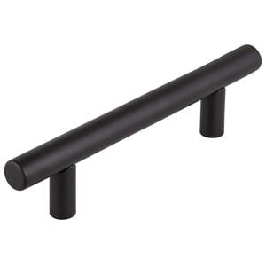 Pemberly Row Steel Cabinet Pulls 3-3/4 in Center Matte Black 5-Pack