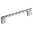 Pemberly Row Steel Cabinet Pulls 3-3/4 in Center to Center Satin Nickel