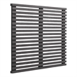 Pemberly Row Wall Mount Modern Wood Twin Headboard in Charcoal