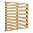Pemberly Row Wall Mount Wood Twin Headboard with Mounting Hardware in Oak