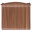 Pemberly Row Metal and Wood Counter Stool in Brown and Black