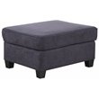 Pemberly Row Woven Fabric U-Shaped Sectional Sofa in Dark Gray