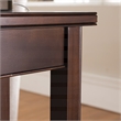 Pemberly Row Solid Wood Rectangular End Table in Chocolate Cherry