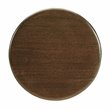 Pemberly Row Adjustable Metal Stool with Wood Seat in Brown/Matte Black