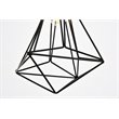 Pemberly Row 3-Light Transitional Metal Pendant in Black