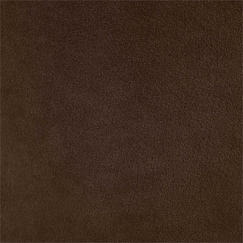 Pemberly Row Brown Velvet Performance Fabric Dining Chair (Set of 2)