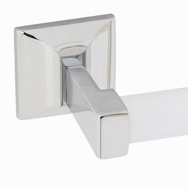 Pemberly Row Millbridge Metal Toilet Paper Holder in Polished Chrome