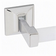 Pemberly Row Millbridge Metal Toilet Paper Holder in Polished Chrome