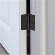 Pemberly Row Steel Door Hinges for Interior 3.5 x 3.5 in Matte Black Pack of 9