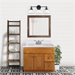 Pemberly Row 37 in Wood Vanity with White Top Fully Assembled