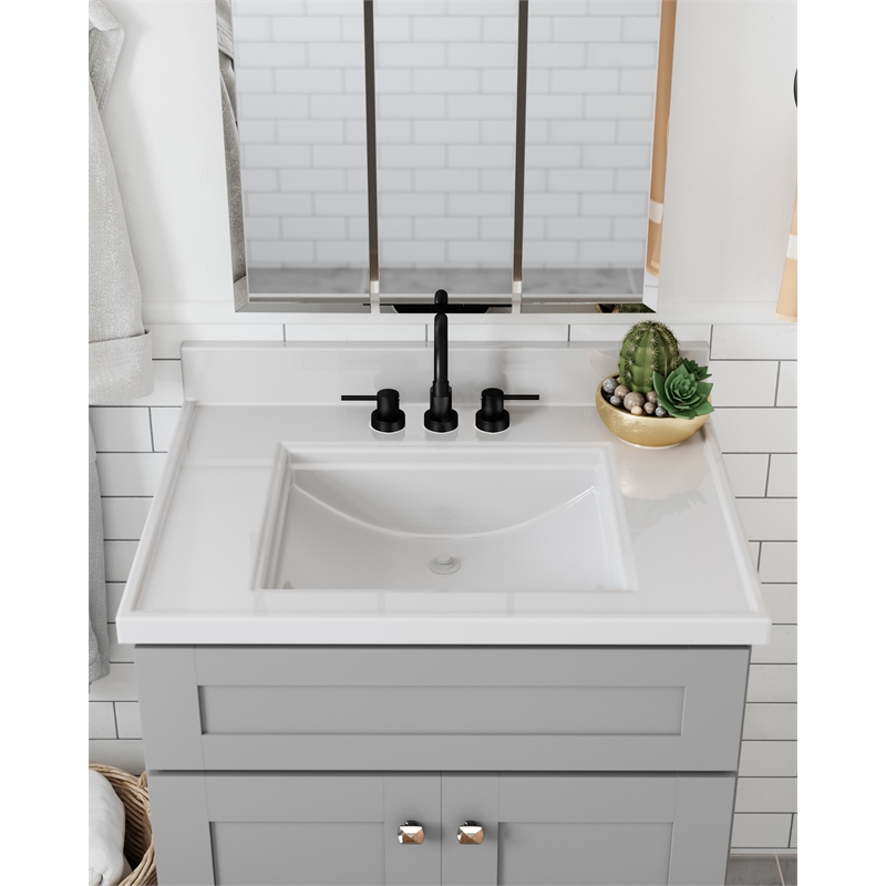 Pemberly Row Widespread Brass Bathroom Faucet in Matte Black Finish