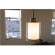Pemberly Row Olso Stainless Steel Mini Pendant in Satin Nickel Finish