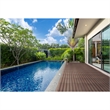 Pemberly Row Square Deck Tiles in Brown Canyon 6 Pack