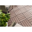 Pemberly Row Square Deck Tiles in Brown Canyon 6 Pack
